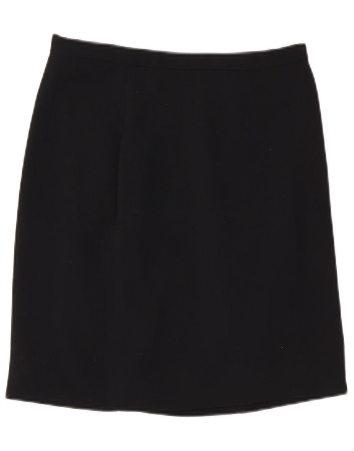Zara Dame Mini-nederdel EU 40 Medium W30 Marineblå Polyester