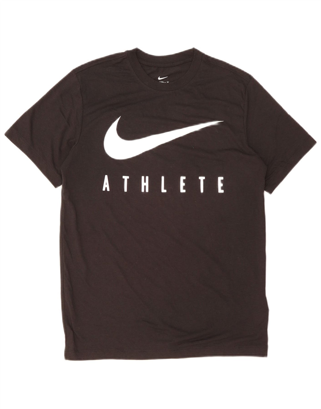 NIKE Herre Dri Fit grafisk T-shirt Top Lille sort polyester