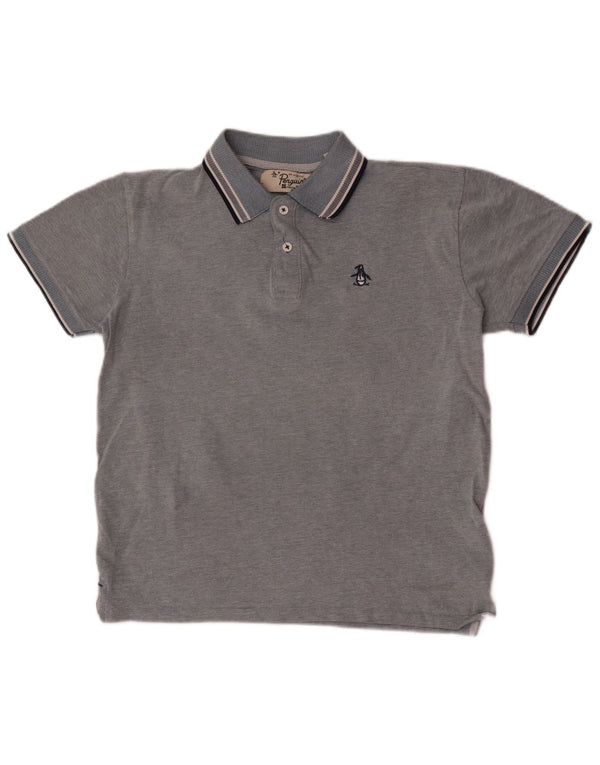 Penguin Herre Regular Fit Polo Shirt Medium Grey Bomuld