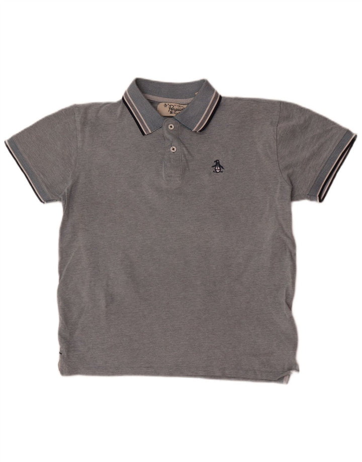 Penguin Herre Regular Fit Polo Shirt Medium Grey Bomuld
