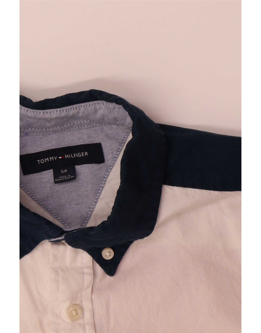 Tommy Hilfiger Kortærmet Herreskjorte Lille flerfarvet Colourblock