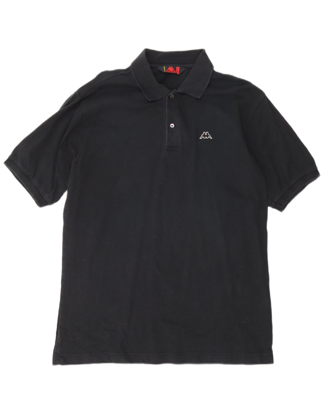 KAPPA herre poloshirt XL sort bomuld