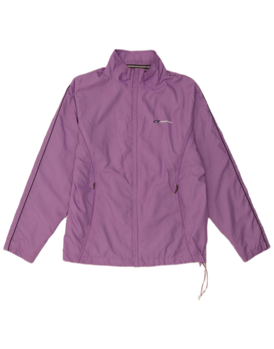 Reebok træningsdragt topjakke til kvinder UK 12 Medium Lilla Polyester