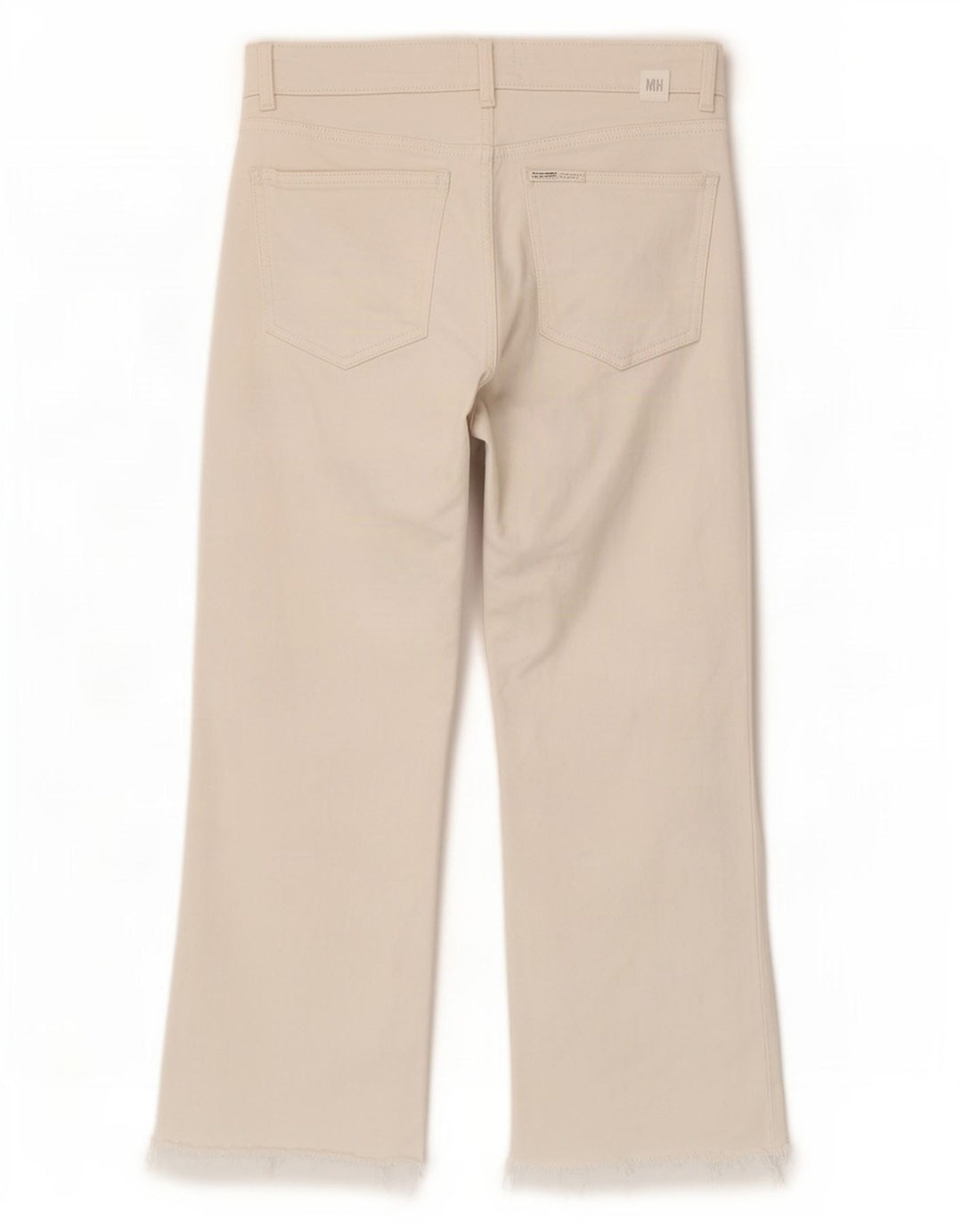 Zara Dame Cropped Jeans EU 40 Medium W30 L23 Hvid
