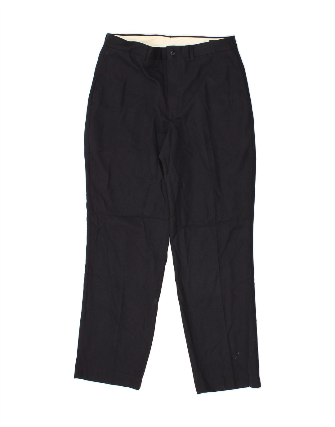 NAUTICA Mens Straight Suit Trousers W34 L32 Navy Blue Polyester Vintage Nautica and Second-Hand Nautica from Messina Hembry 