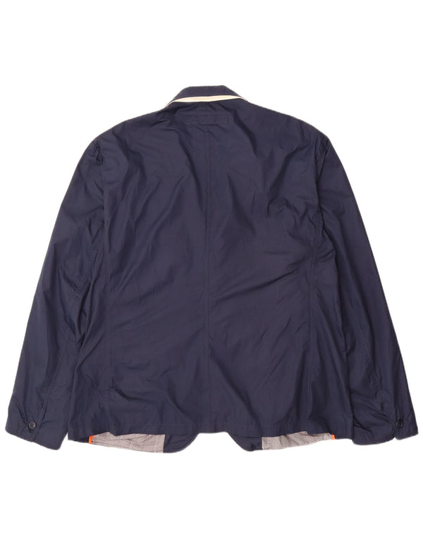 Gant Herre 2-knaps blazerjakke UK 46 3XL Navy Blue Polyester