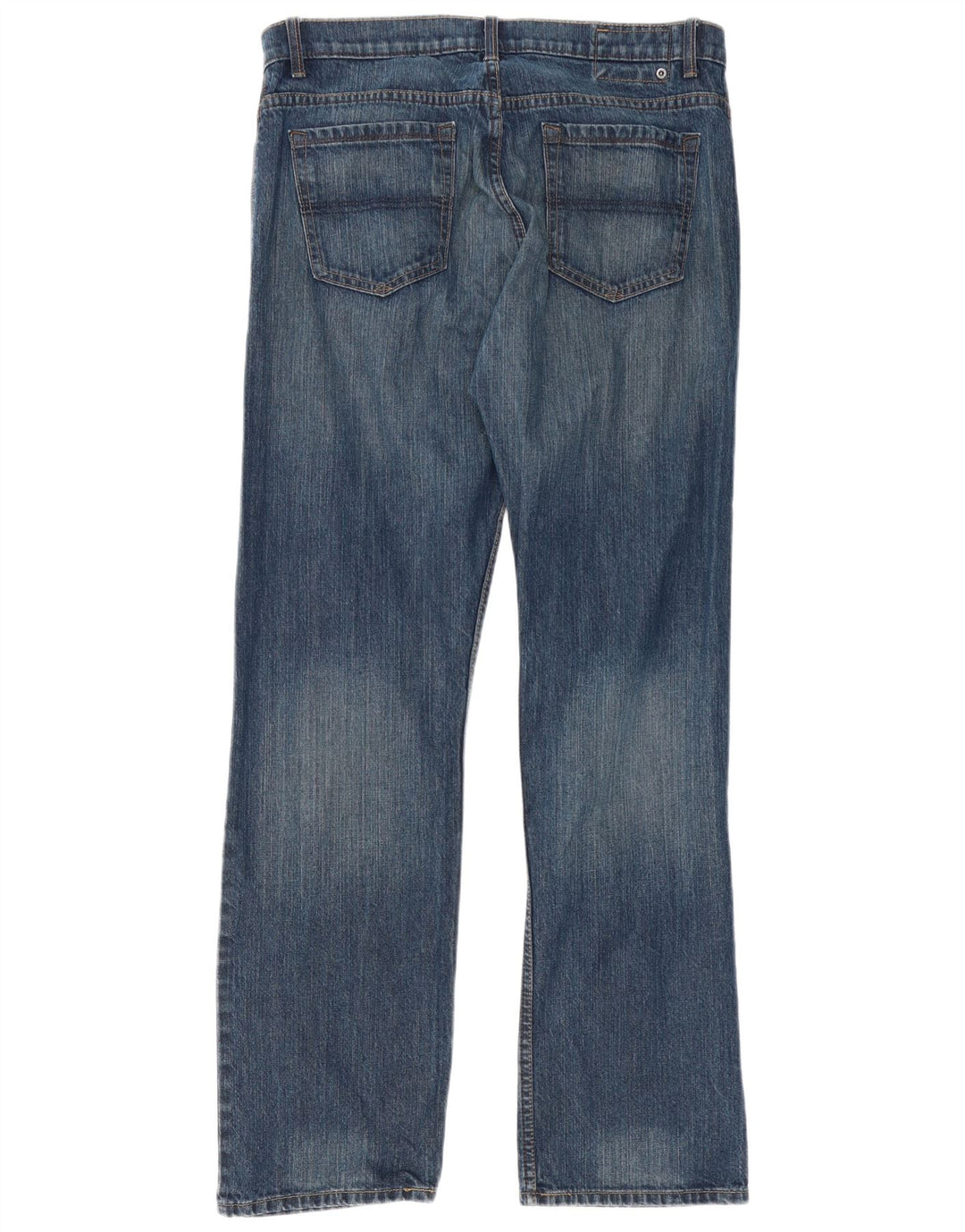 Marks & Spencer Herre Blue Harbor Straight Jeans W36 L33 Blue Cotton