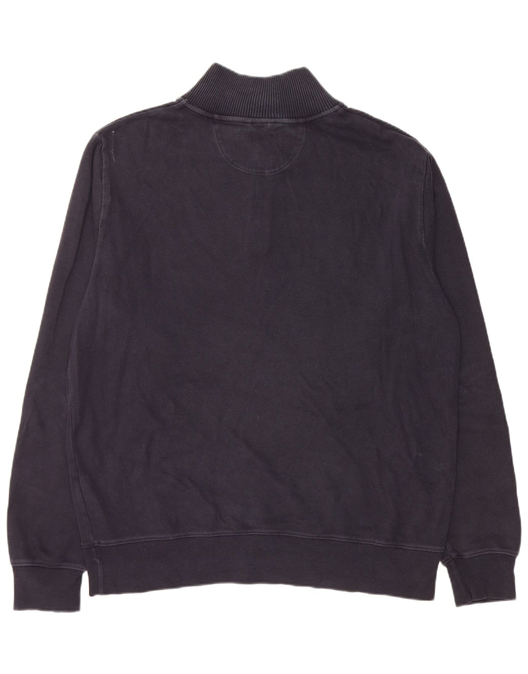 GANT Sweatshirt med lynlås til mænd 2XL marineblå bomuld