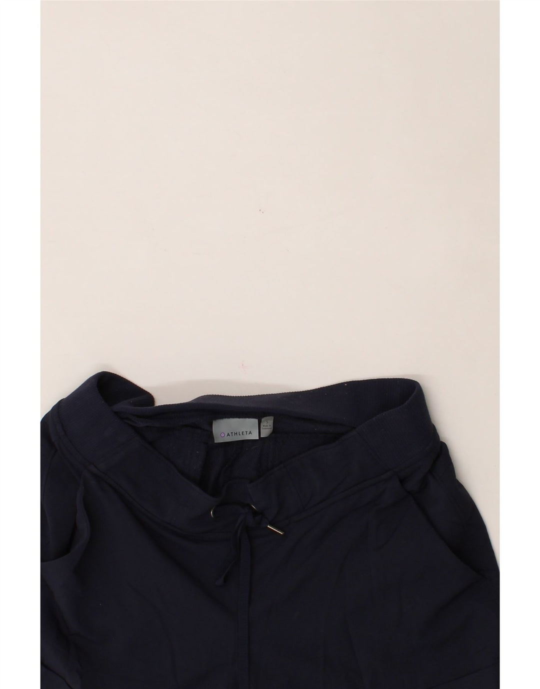 ATHLETA Womens Sport Shorts UK 10 Small  Navy Blue Polyester Vintage Athleta and Second-Hand Athleta from Messina Hembry 