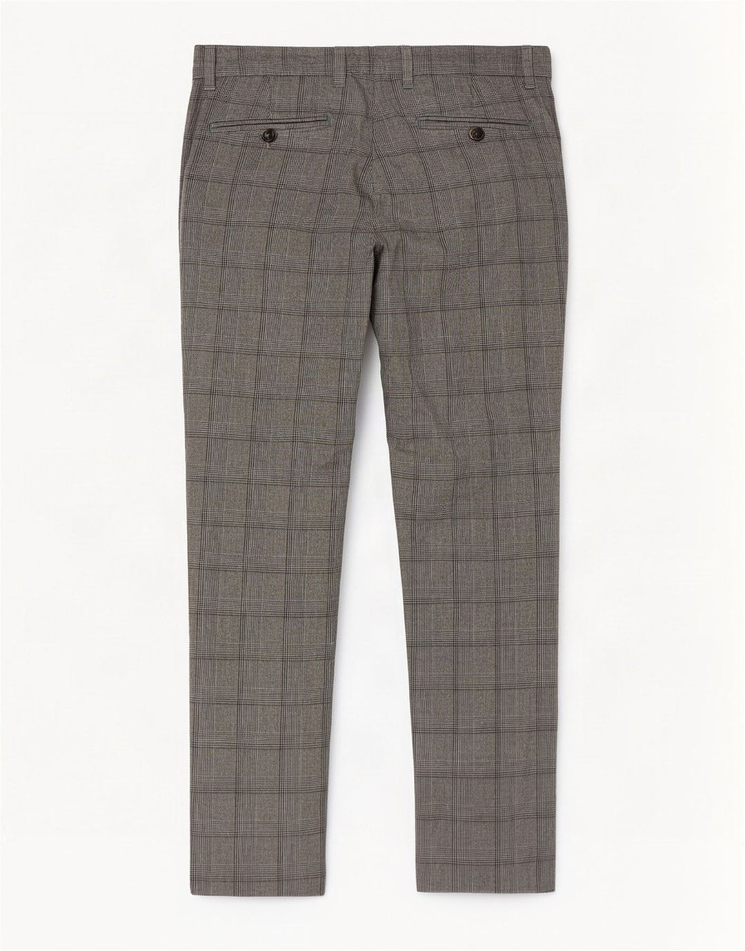 Ted Baker Herre Slim Casual Bukser W32 L31 Grå ternet polyester