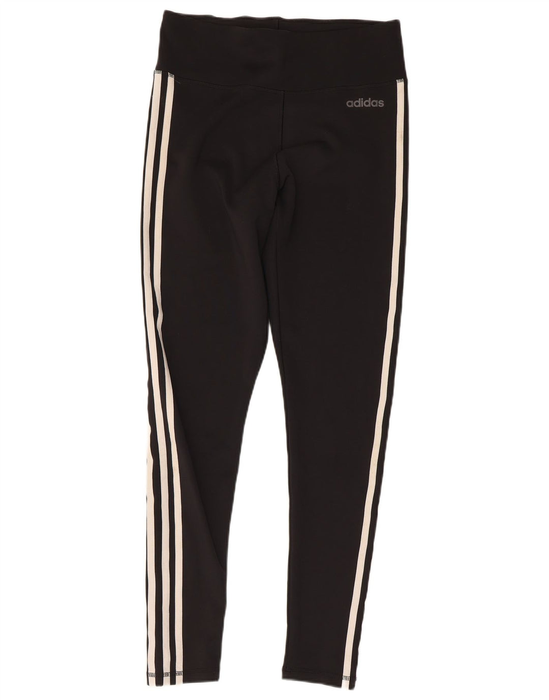 ADIDAS Womens Climalite Leggings UK 12/14 Medium Black Polyester