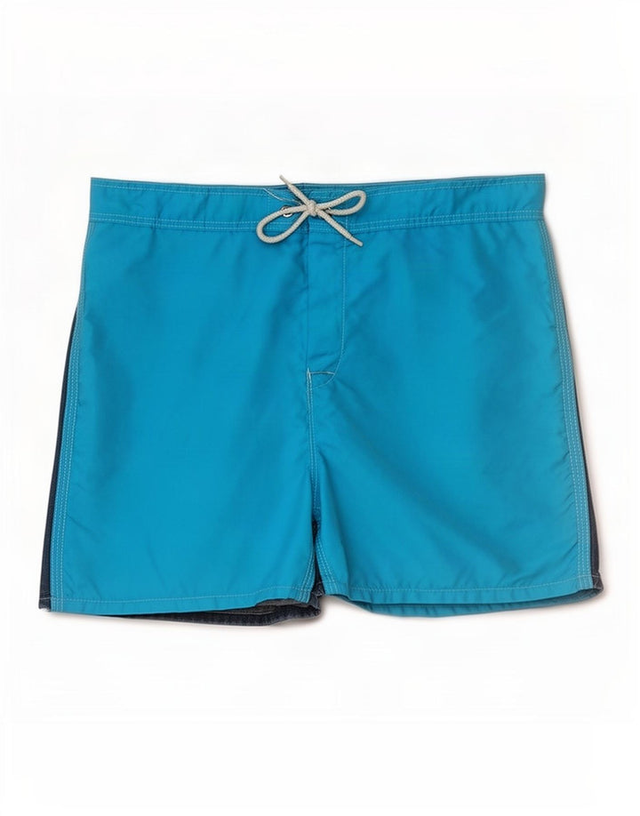 Sundek Herre badeshorts Small Blue Colourblock Nylon