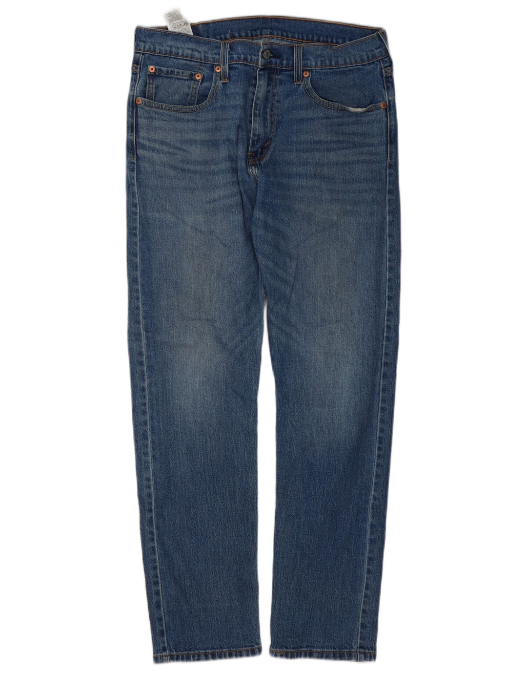 Levi's Herre 502 tilspidsede jeans W32 L32 blå bomuld
