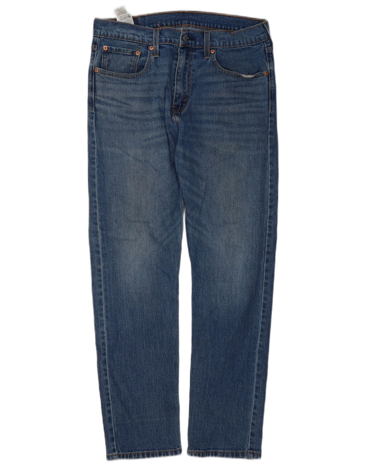 Levi's Herre 502 tilspidsede jeans W32 L32 blå bomuld