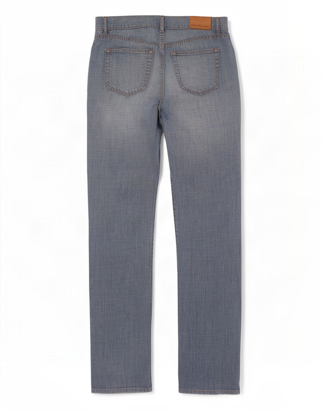 Calvin Klein Straight Jeans til mænd W33 L33 Blå Bomuld