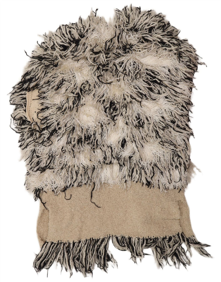 MALENE BIRGER Dame cardigan sweater UK 10 Small Off White Bohemian