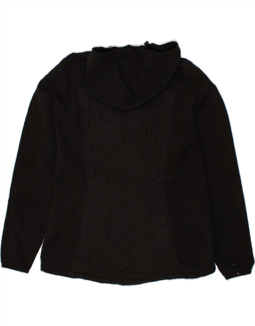 EDDIE BAUER Womens Hooded Windbreaker Jacket UK 16 Large Black Vintage Eddie Bauer and Second-Hand Eddie Bauer from Messina Hembry 