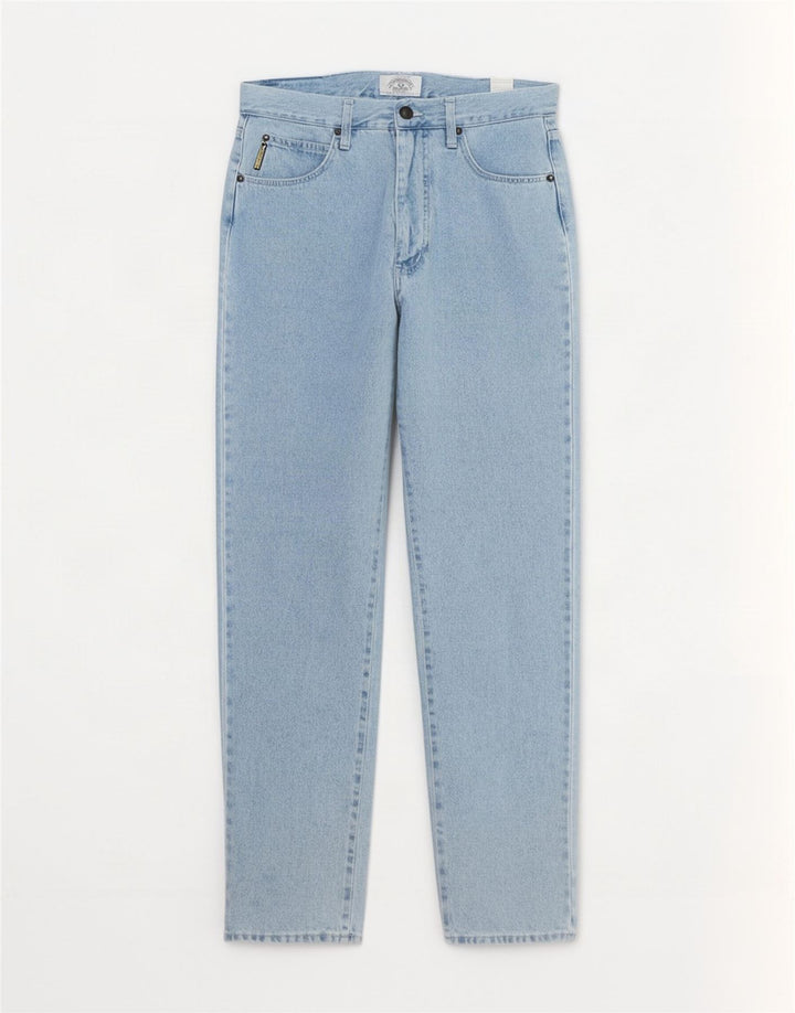 Armani Straight Jeans til mænd W36 L34 Blå Bomuld