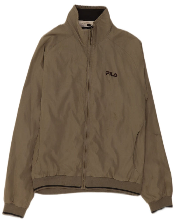 Fila Regnjakke til mænd UK 40 Stor Grå Polyester
