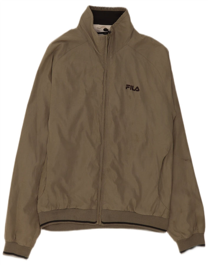 Fila Regnjakke til mænd UK 40 Stor Grå Polyester