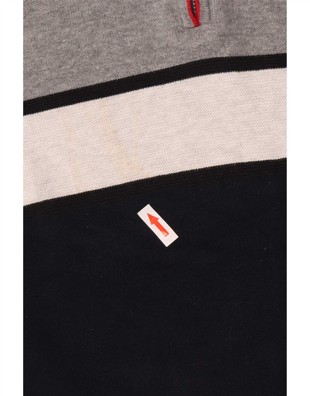 Marks & Spencer Herre Blue Harbor Zip Neck Jumper Sweater Medium Navy Blue