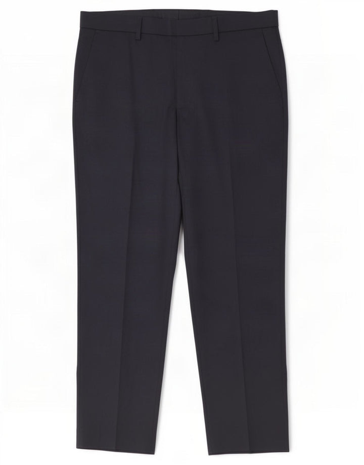 Marks & Spencer Herre Regular Suit Bukser W36 L31 Marineblå polyester