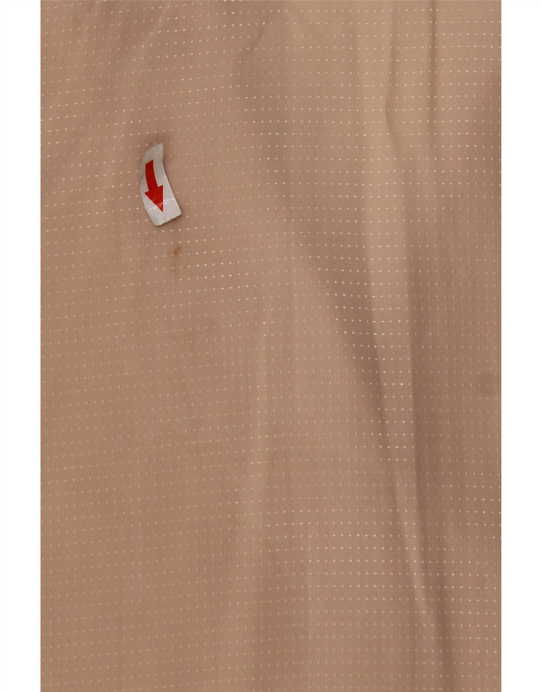 Vintage dameskjorte bluse UK 14 Medium Beige Plettet