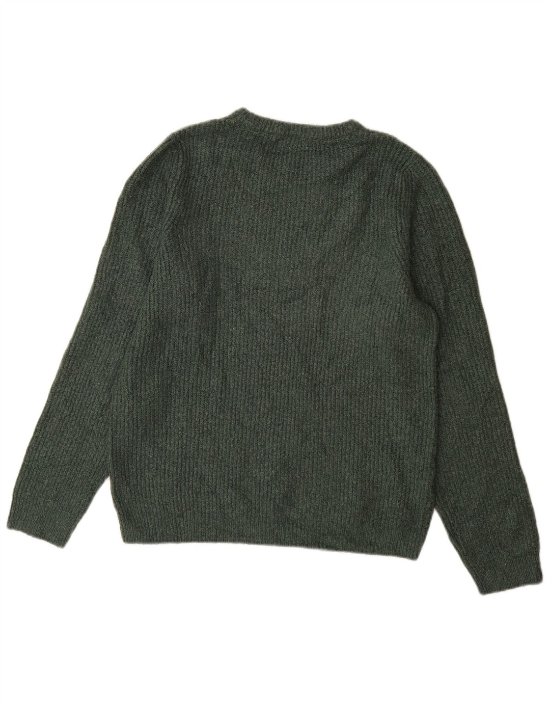 Marks & Spencer Herre sweater med rund hals, mellemgrøn akryl