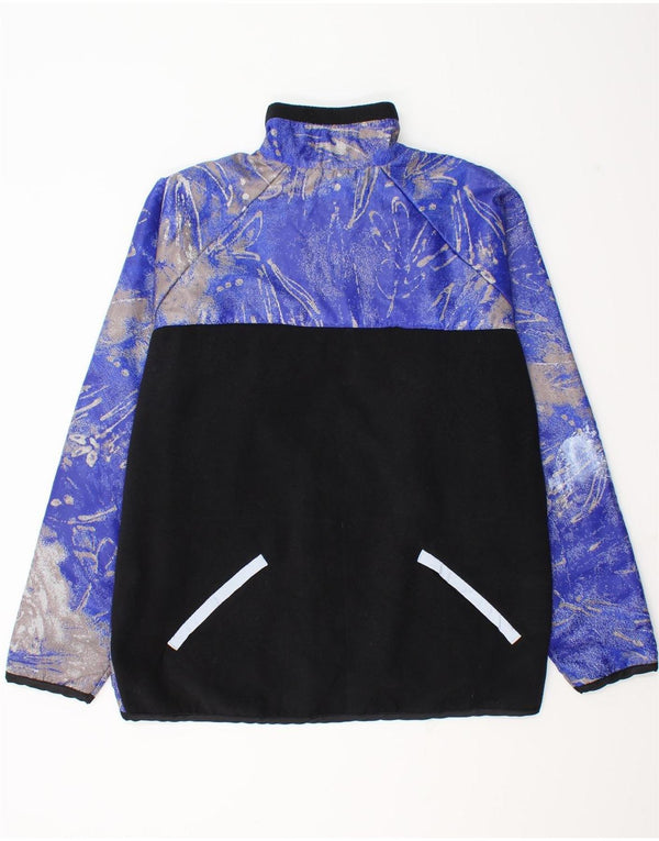 Vintage træningsdragt til mænd Topjakke XL Blue Floral Polyester