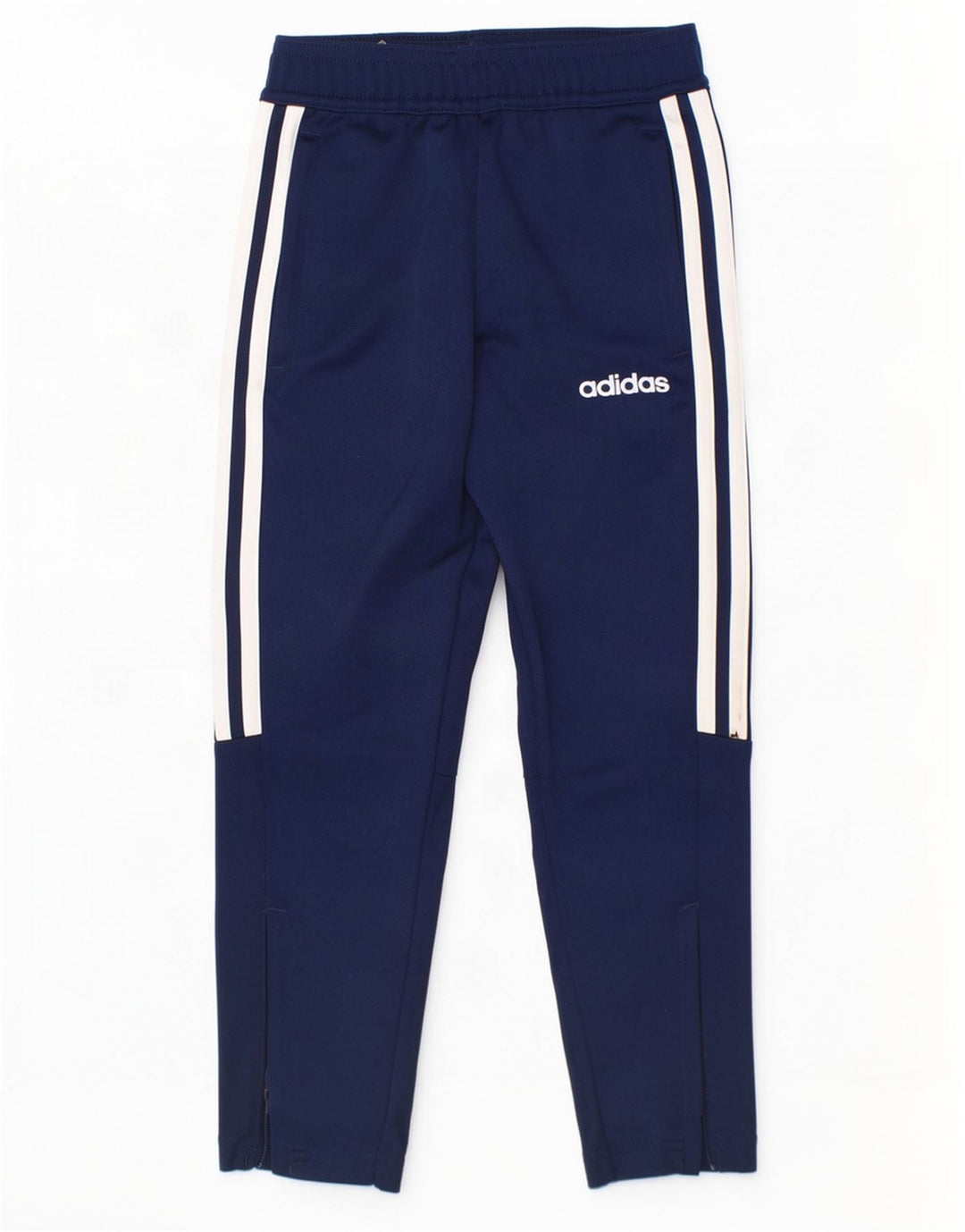 Adidas Boys Climalite træningsdragt bukser 5-6 år marineblå polyester
