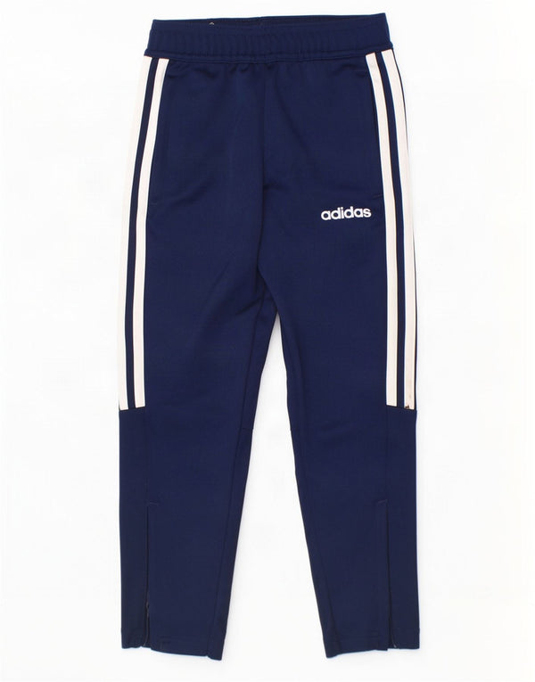 Adidas Boys Climalite træningsdragt bukser 5-6 år marineblå polyester