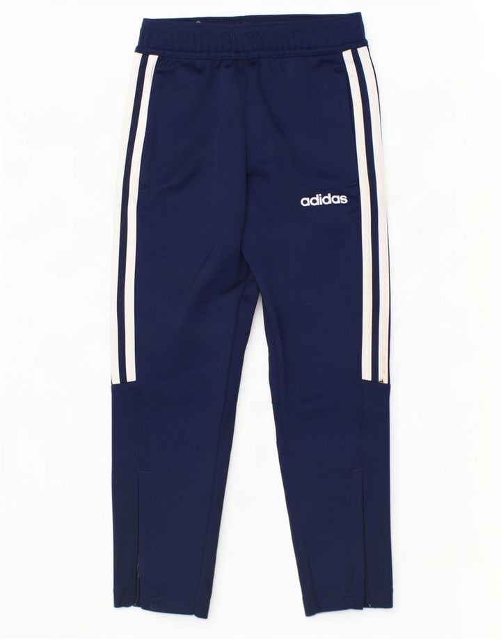 Adidas Boys Climalite træningsdragt bukser 5-6 år marineblå polyester