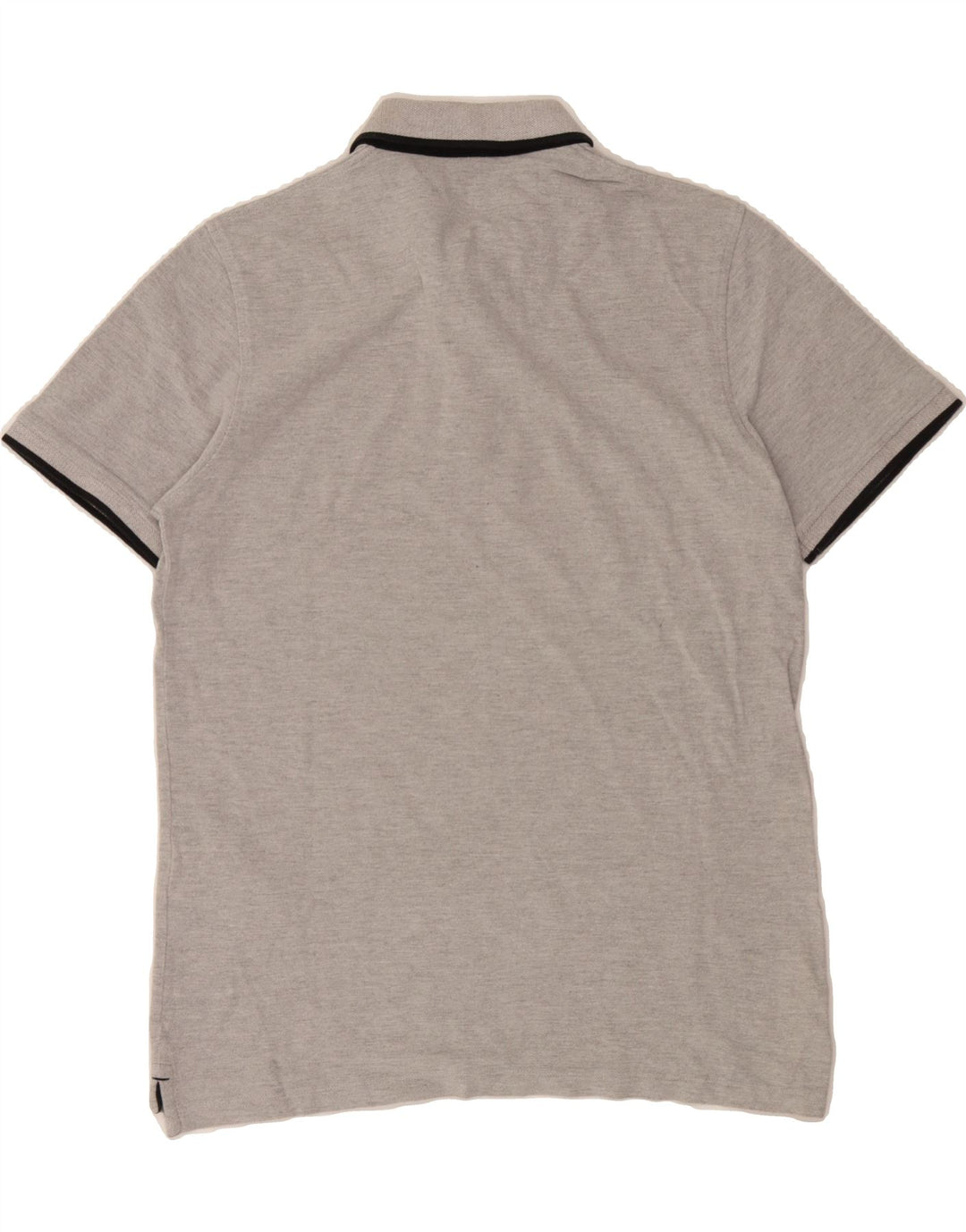JACK & JONES Mens Polo Shirt Medium Grey Cotton Vintage Jack & Jones and Second-Hand Jack & Jones from Messina Hembry 