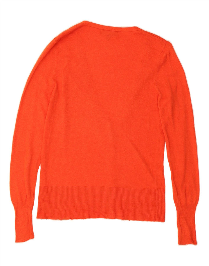 MOSSIMO Womens Cardigan Sweater UK 14 Medium Red Nylon Vintage Mossimo and Second-Hand Mossimo from Messina Hembry 