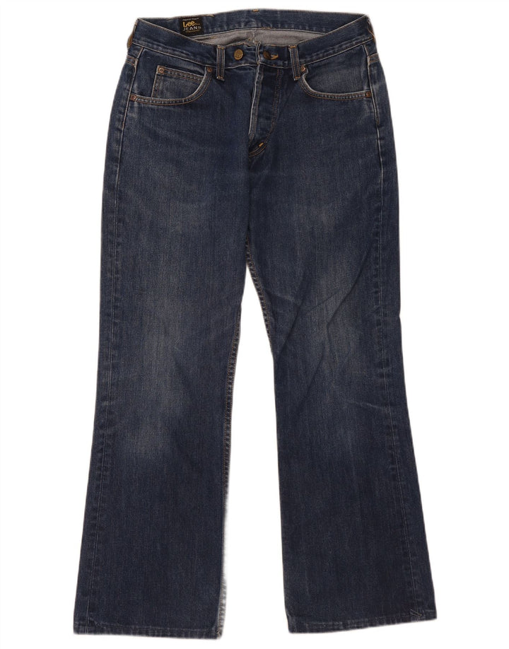 Lee Herre Denver Bootcut Jeans W33 L29 Marineblå Bomuld