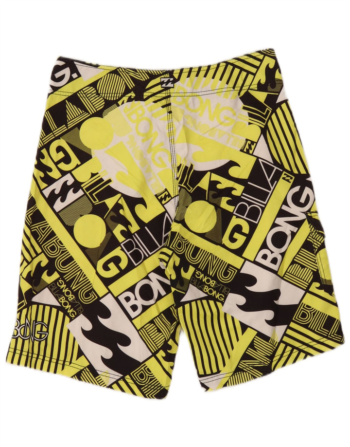 Billabong Herre grafiske svømmeshorts Medium Gul Colourblock Polyester