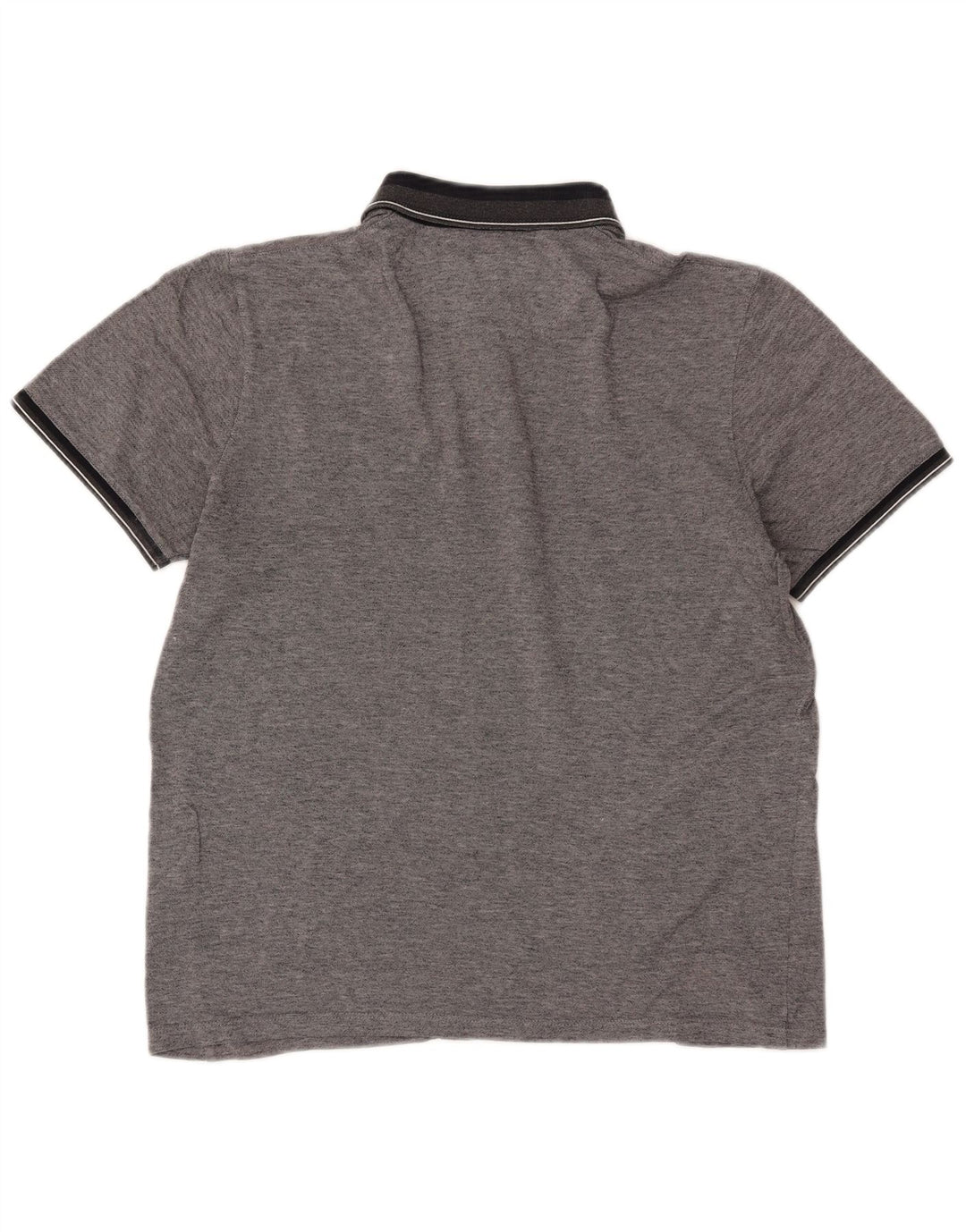 TED BAKER Poloshirt til mænd str. 5 XL Grå Flecked Bomuld