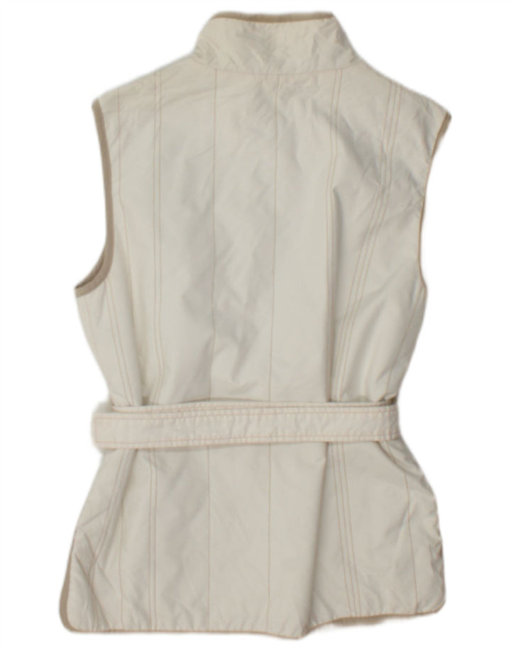 Marina Yachting Womens Gilet IT 44 Medium White Polyester