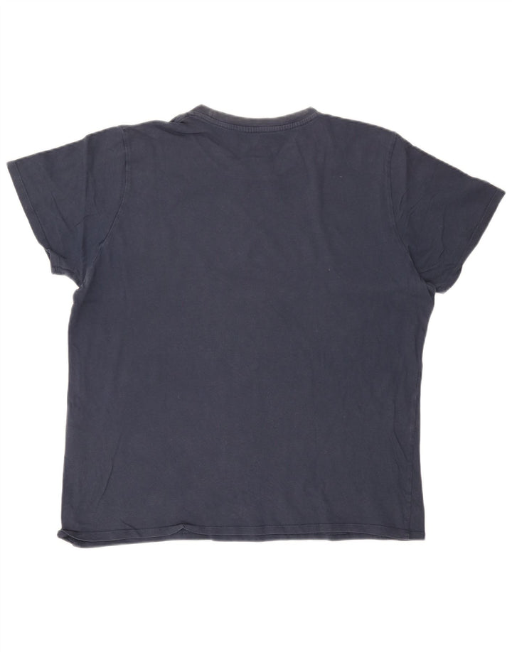 Levi's Herre grafisk T-shirt top XL marineblå bomuld