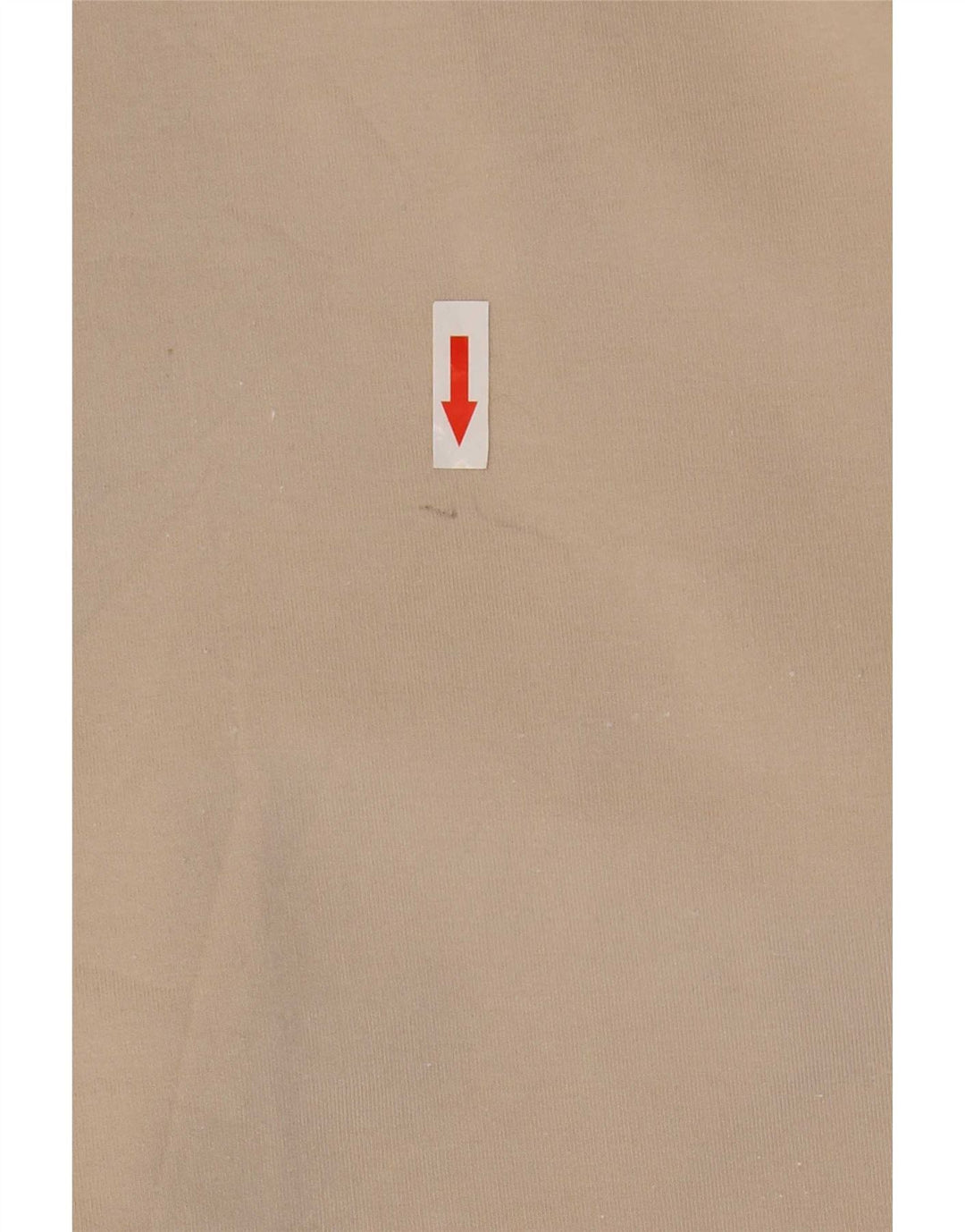 Zara Herre Top Langærmet Lille Beige Bomuld