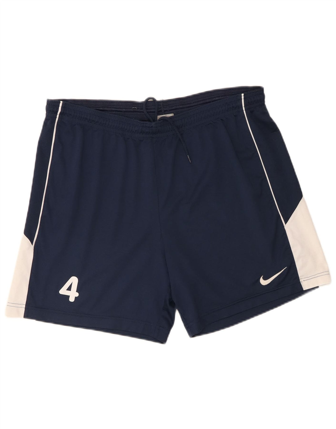 Nike Sportsshorts til mænd Large Navy Blue Colourblock Polyester
