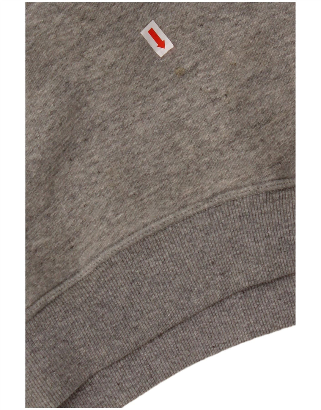 JACK WILLS Dame oversized hættetrøje trøje UK 10 Lille grå bomuld