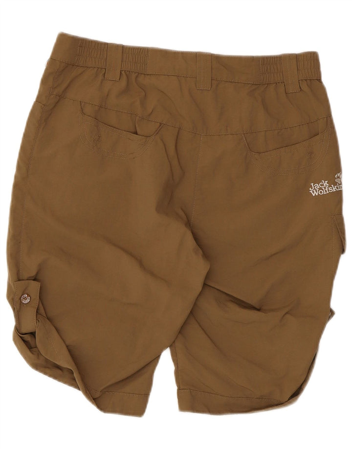 Jack Wolfskin Dame Cargo Shorts UK 8/10 Small W30 Beige Polyamid