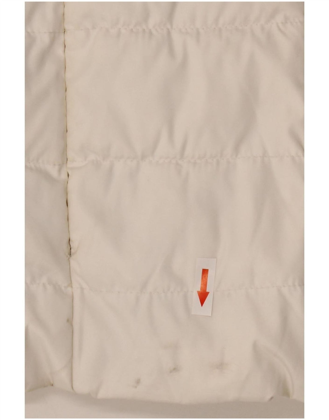 Superdry Polstret hættejakke til kvinder UK 14 Stor hvid polyester