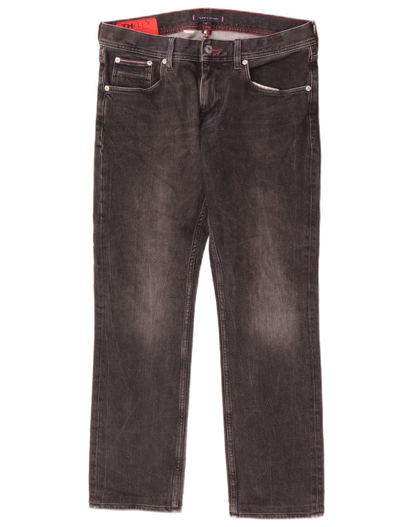 Tommy Hilfiger Straight Jeans til mænd W32 L29 Grå Bomuld