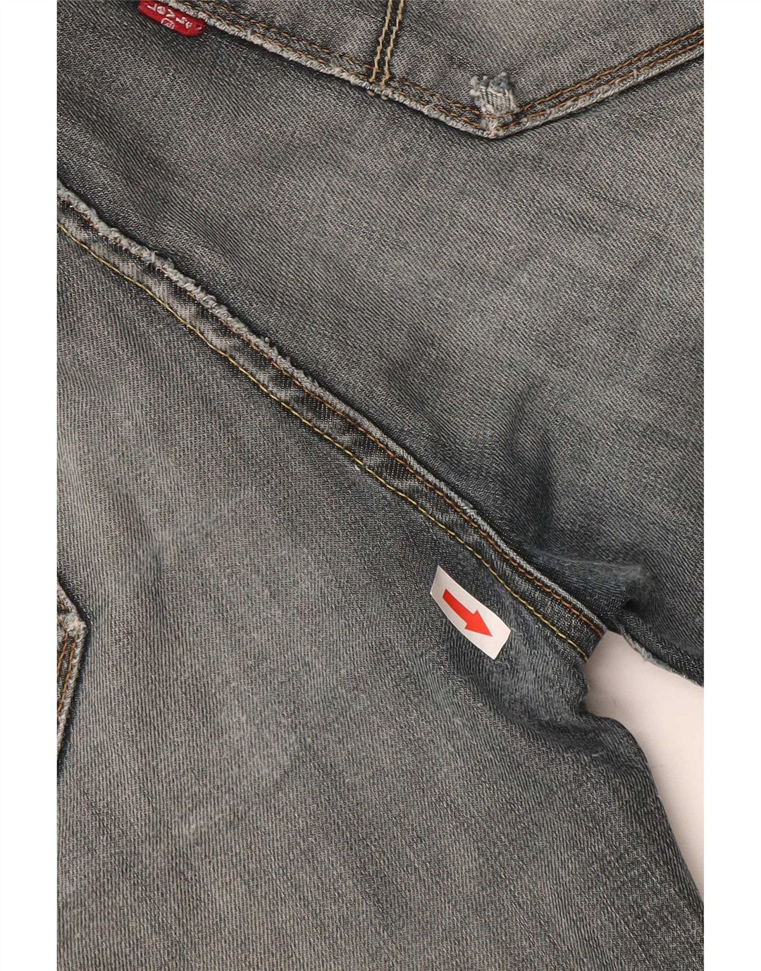 Levi's Herre 519 Slim Denim Shorts W38 XL Grå Bomuld