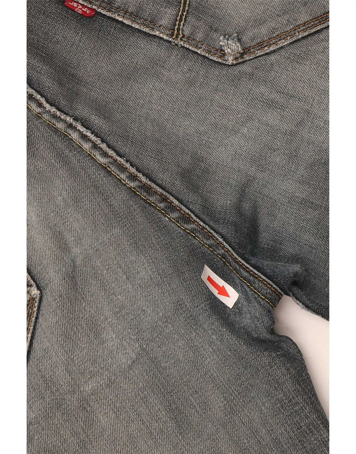 Levi's Herre 519 Slim Denim Shorts W38 XL Grå Bomuld