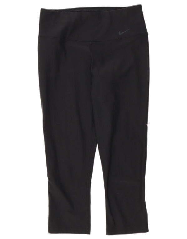Nike Dame Dri Fit Capri Leggings UK 6 XS Sort