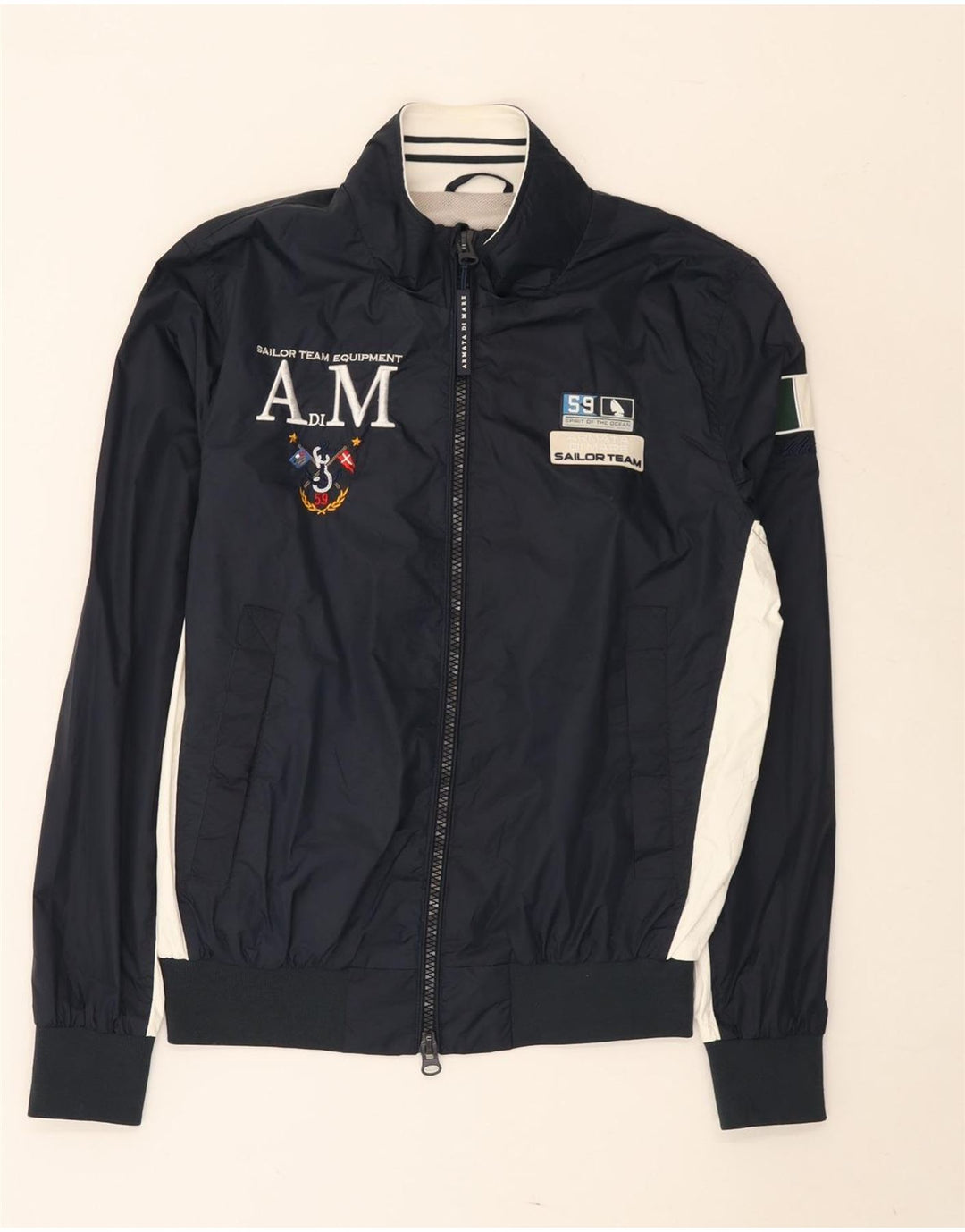 Armata Di Mare Træningsdragt til mænd Topjakke IT 46 Small Navy Blue Colourblock