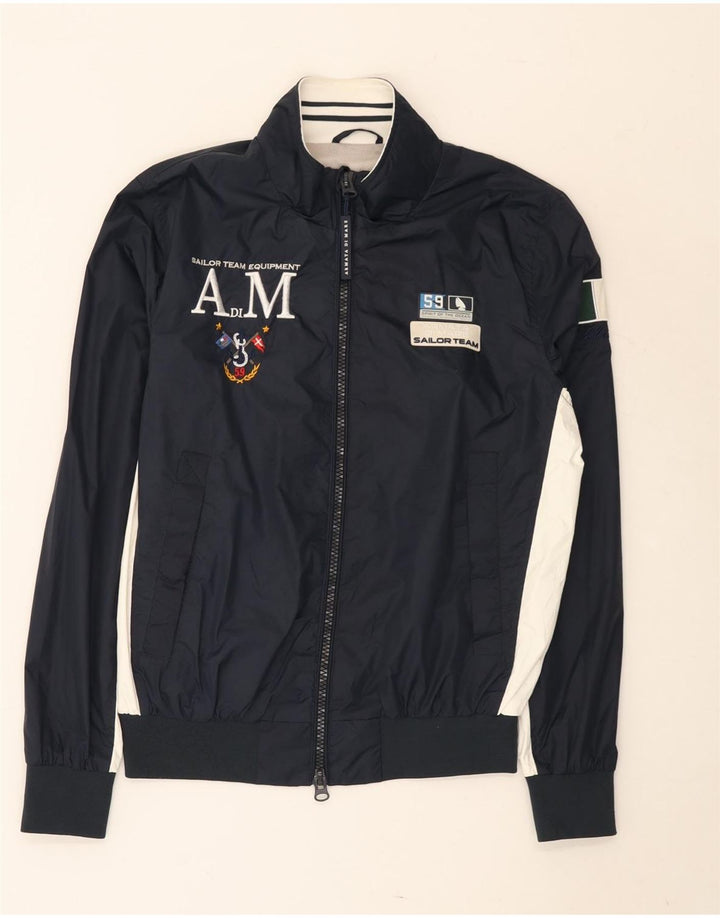 Armata Di Mare Træningsdragt til mænd Topjakke IT 46 Small Navy Blue Colourblock